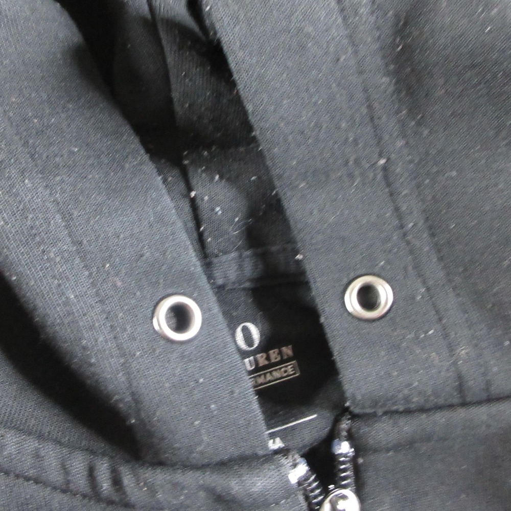 Polo Ralph Lauren Hoodie Mens XL Black Performance Full Zip Fleece Pony Logo - Picture 6 of 11
